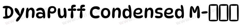 DynaPuff Condensed M字体转换 DynaPuff Condensed M字体转换